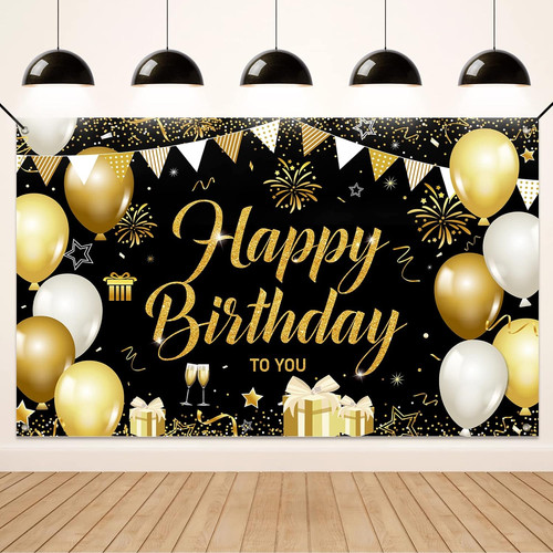 Geburtstag deko banner - deko, happy