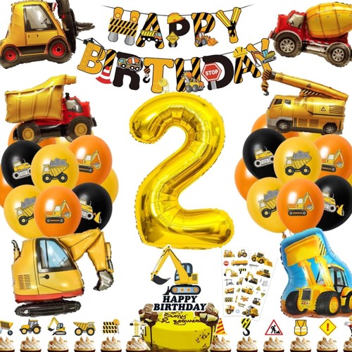 Bagger deko kindergeburtstag - bagger,