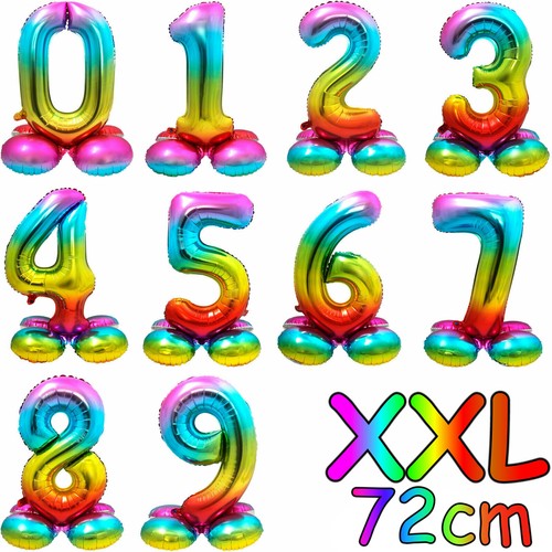 Xxl regenbogen folienballon - folienballon,