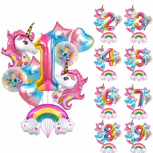 Einhorn ballon set - einhorn,
