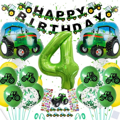 Traktor geburtstag deko - traktor, 4