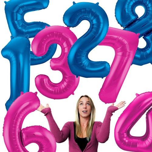 Xxl folienballons blau - blau, +