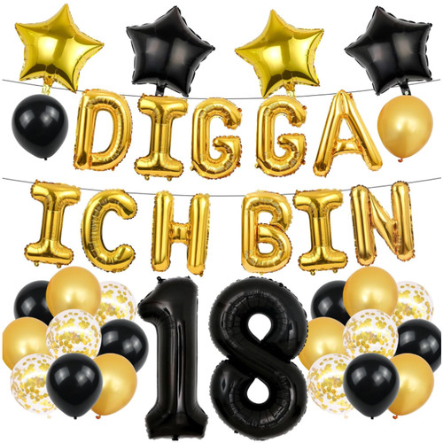 Geburtstag deko set - deko, junge