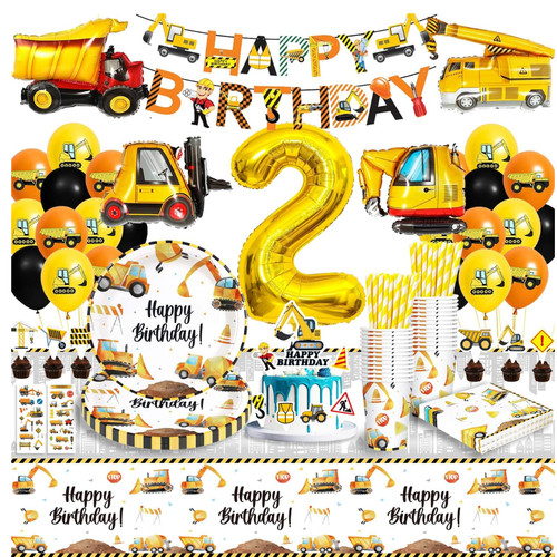 Bagger geburtstag deko jahre - bagger,
