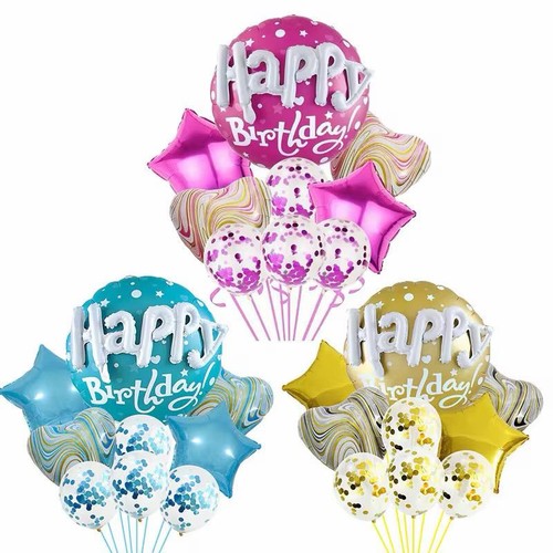 Happy birthday luftballon - 3-d,