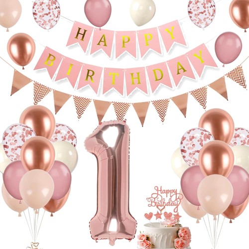 Geburtstag deko roségold - 1.,