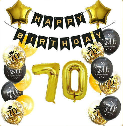 Geburtstag deko set - 70,