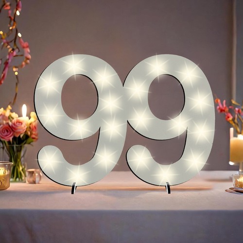 Leuchtende led zahl xxl - led-zahl, 1-99