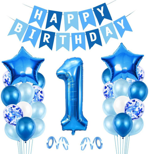 Luftballon geburtstag blau - geburtstag,