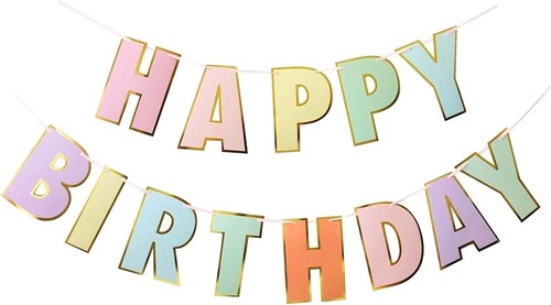 Happy birthday girlande - birthday,