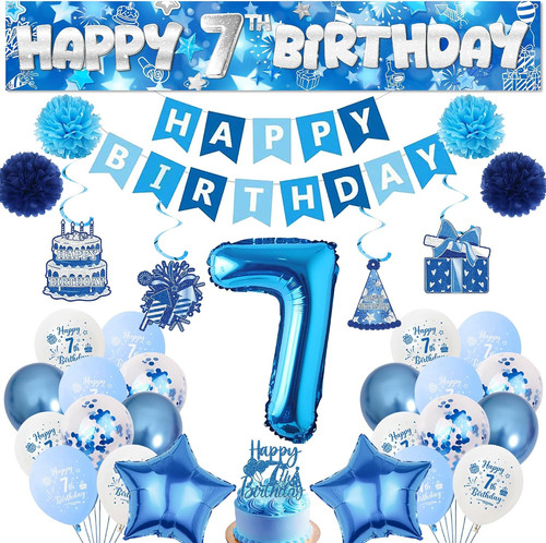 Deko geburtstag junge blau - deko,