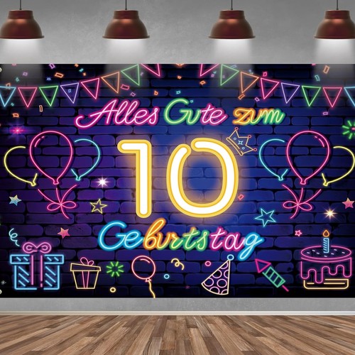 Geburtstag banner für - 10.,