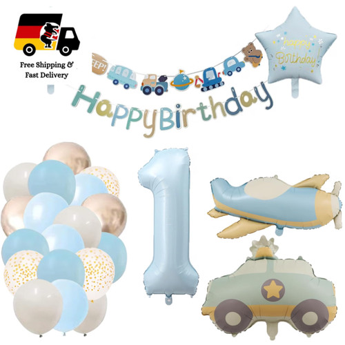 Traktor geburtstag deko set - traktor,