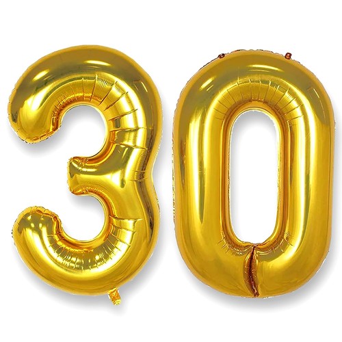 Goldene zahlenballon jahre - goldene,